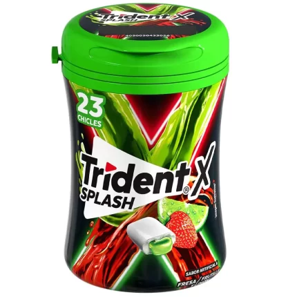 Goma de Mascar TRIDENT Fresa y Limón Empaque 44.6g