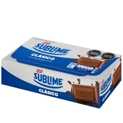 Chocolate NESTLÉ Sublime Clásico Caja 24un
