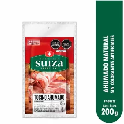 Tocino Ahumado SALCHICHERÍA SUIZA Paquete 200g