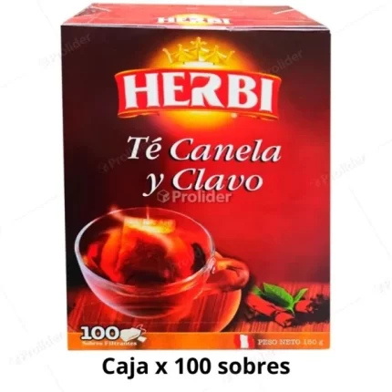 nfusión Herbi Té Caja x 100 unidades