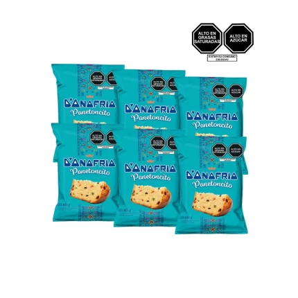Panetoncito DONOFRIO Bolsa 80gr x6u