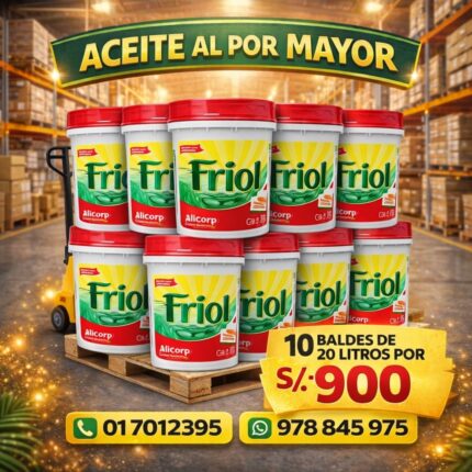 Aceite friol x10 baldes de 20L